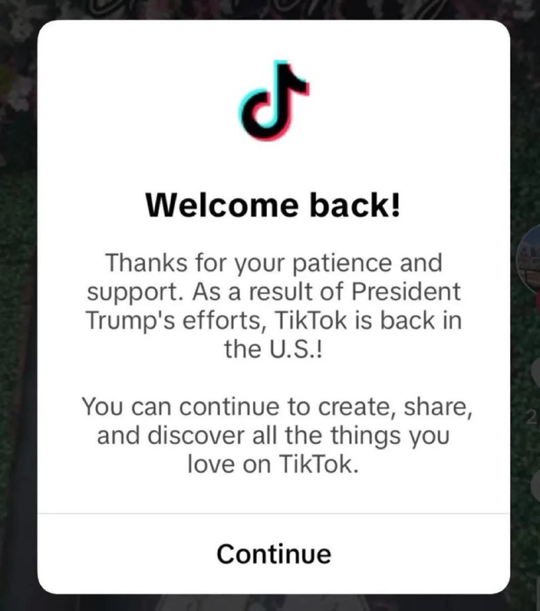 14小时停运后，TikTok已重新在美国恢复服务 - 移动互联网出海,出海服务,海外的行业服务平台 - Enjoy出海