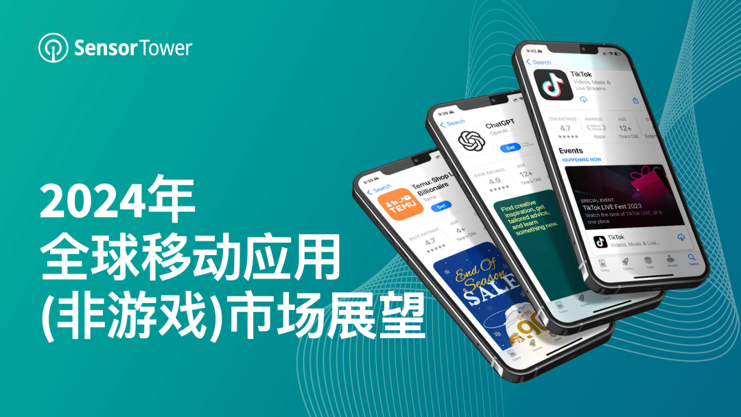 2024年全球移动应用（非游戏）市场展望：80款应用内购收入超1亿美元，预计2024年全球用户付费增长15%至612亿美元 - 移动互联网出海,出海服务,海外的行业服务平台 - Enjoy出海