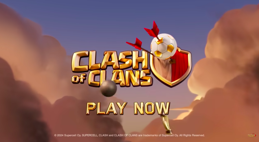 当世界最受欢迎的足球运动员，在下载量破20亿的手游《部落冲突》中化身