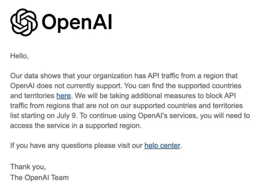 被OpenAI断供API服务的中国开发者将何去何从？ - Enjoy出海