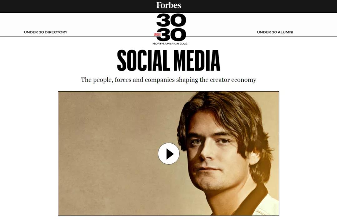 创作者经济中没有华人创业者？这份福布斯榜单表示“不服” - 移动互联网出海,出海服务,海外的行业服务平台 - Enjoy出海